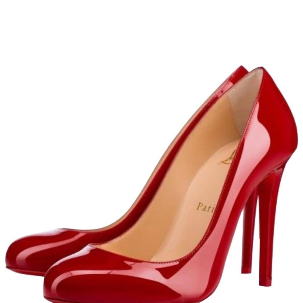 Christian Louboutin Red Fifille Patent stilettos